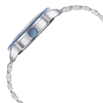 Sonata Poze Quartz Analog Blue Dial Stainless Steel Strap Watch For Men