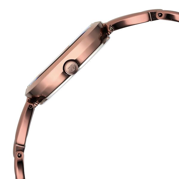 Titan Raga Viva Quartz Analog with Date Rose Gold Dial Brown Metal Strap Watch for Women - image number 4