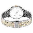 Titan Elegance Analog with Date by Hand and Blue Dial Stainless Steel Two Toned Strap Watch for Men - image number 5