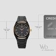 Fastrack Vyb Hustler By Fastrack Quartz Analog Black Dial Black Metal Strap Watch For Guys - image number 3