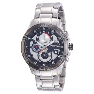 Titan Quartz Chronograph White Dial Stainless Steel Strap Watch for Men