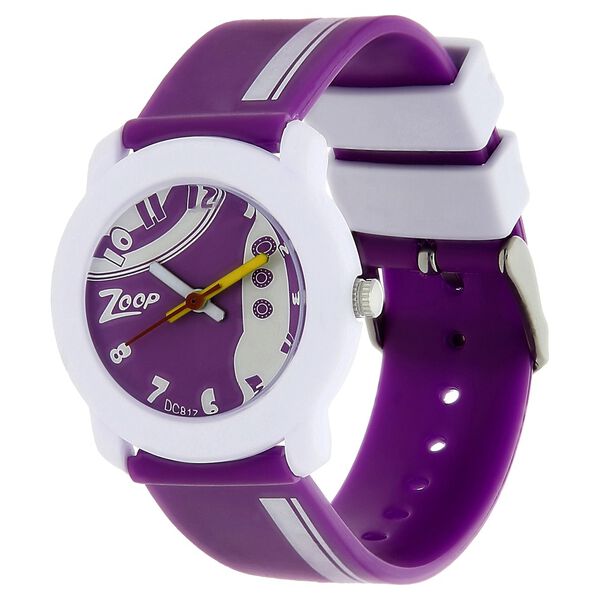 Zoop By Titan Quartz Analog Purple Dial Plastic Strap Watch for Kids - image number 1