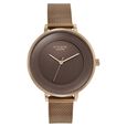 Sonata Poze Quartz Analog Brown Dial Mesh Strap Watch for Women - image number 1