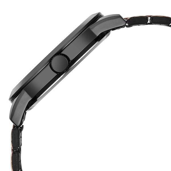 Vyb Phantom By Fastrack Quartz Analog Two Toned Dial Two Toned Stainless Steel Strap Watch For Guys - image number 4