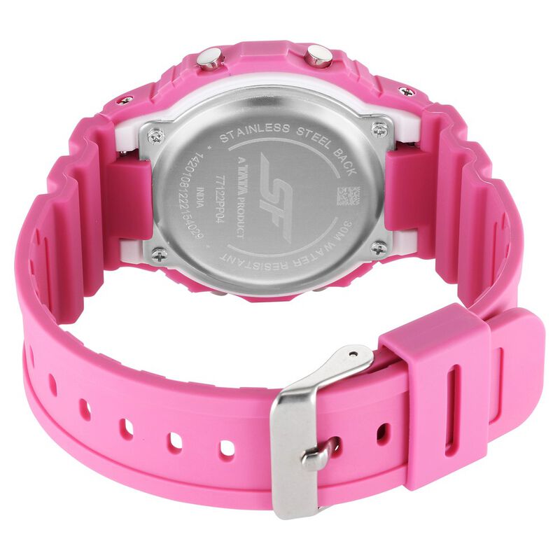SF Hexa Digital Dial Women Watch With Polyurethane Strap - image number 4