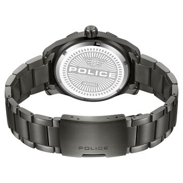 Police Black Dial Quartz Multifunction Watch for Men