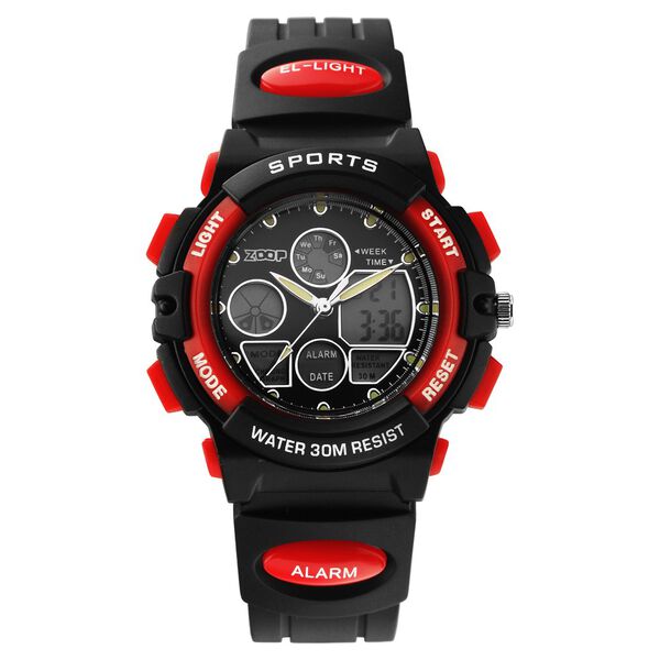 Zoop Analog Digital Watch with Black Dial & Black Strap for Boys Kids, from House of Titan - image number 0