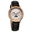 Titan 40 years Quartz Multifunction with Moon Phase Silver Dial Brown Leather Strap Watch For Women - image number 1
