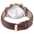 Sonata Wedding Edit Quartz Multifunction Pink Dial Leather Strap Watch For Men - image number 5