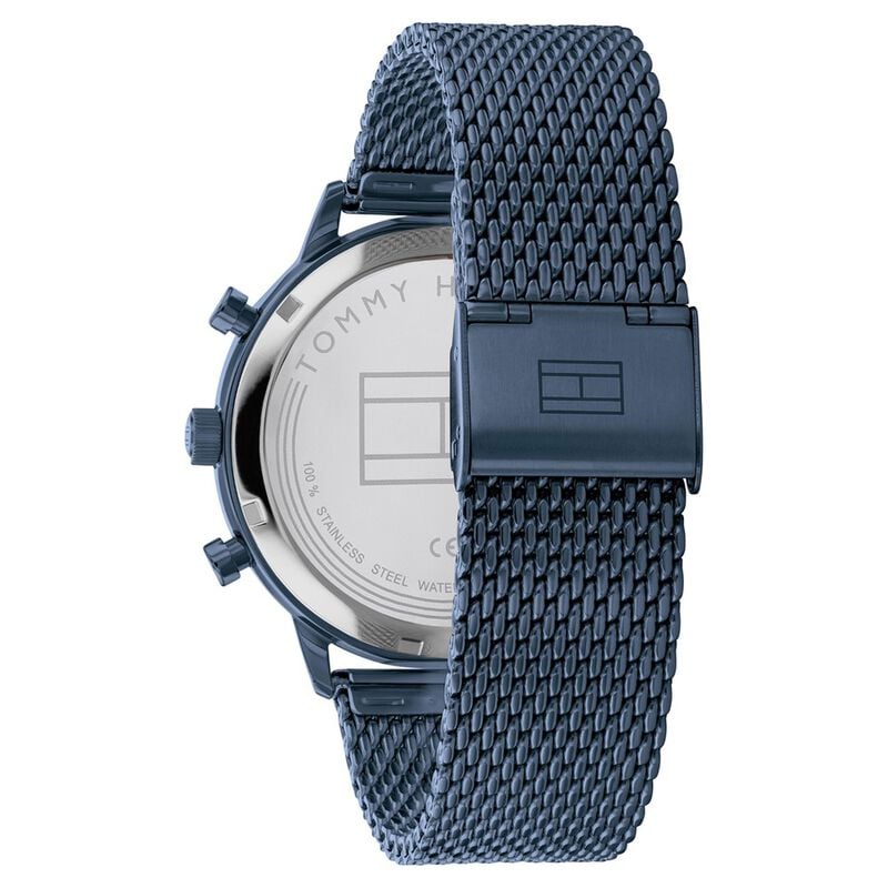 Tommy Hilfiger Quartz Multifunction Blue Dial Stainless Steel Strap Watch for Men - image number 2