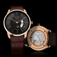 Titan Edge Mechanical Black Dial Mechanical Leather Strap Watch for Men - image number 0