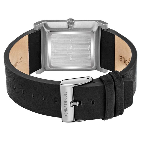 Kenneth Cole Quartz Analog Black Dial Leather Strap Watch for Men - image number 2