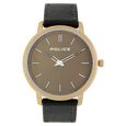 Police Quartz Analog Brown Dial Leather Strap Watch for Men - image number 0