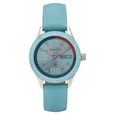 Fastrack Quartz Analog with Day and Date Blue Dial Leather Strap Watch for Girls - image number 1