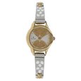 Titan Quartz Analog Black Dial Stainless Steel Strap Watch for Women