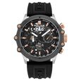 Police Quartz Analog Grey Dial Silicone Strap Watch for Men - image number 0