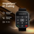 Titan Mirage with 4.97 cm AMOLED Display and AOD, Functional Crown, BT Calling Smartwatch with Pink Leather Strap - image number 2