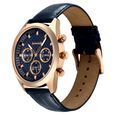 Sonata Multifunction Blue Dial Blue Leather Strap Watch For Men - image number 2