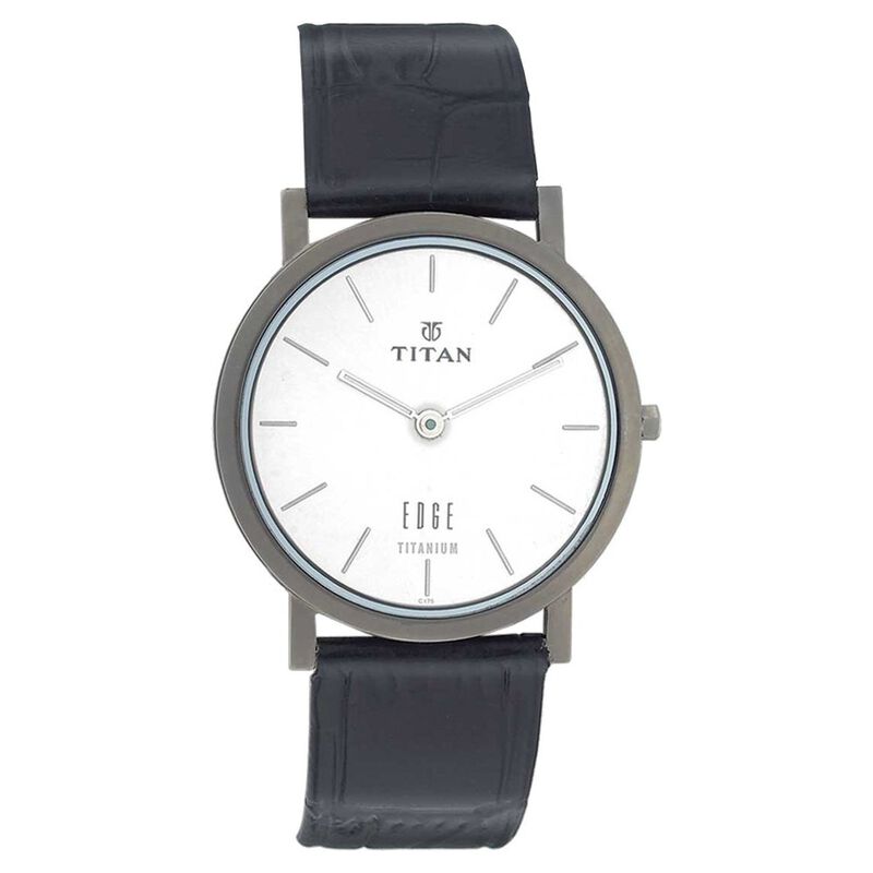 Titan Quartz Analog Silver Dial Watch for Men