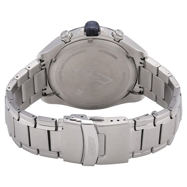 Titan Octane Blue Dial Chronograph Stainless Steel Strap watch for Men - image number 4