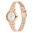 Titan Quartz Analog Silver Dial Rose Gold Stainless Steel Strap Watch For Women - image number 2