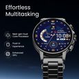 Fastrack Marvellous FX2 Unisex Smart Watch With Black Metal Strap - image number 3