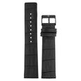 20 mm Black Genuine Leather Straps for Men - image number 0