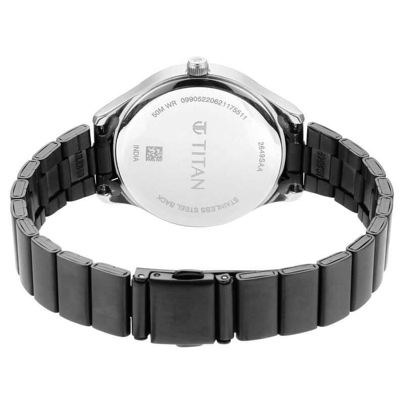 Titan Workwear Silver Dial Women Watch With Stainless Steel Strap - image number 4