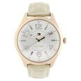 Tommy Hilfiger Quartz Analog Silver Dial Leather Strap Watch for Women - image number 0