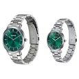 Sonata Soulmates Forest Green Dial Couple Watch - image number 4