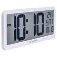Titan Premium Digital Clock - Digital LCD Panel Battery Operated No Wires Modern Minimalist Design Decorative Wall Decor - image number 3