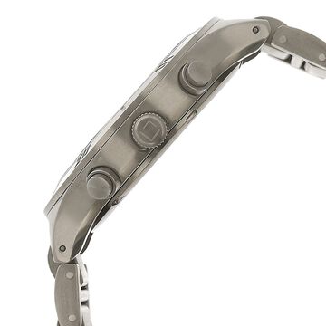 Xylys Swiss Chronograph Silver Titanium Strap and Black Dial Watch For Men