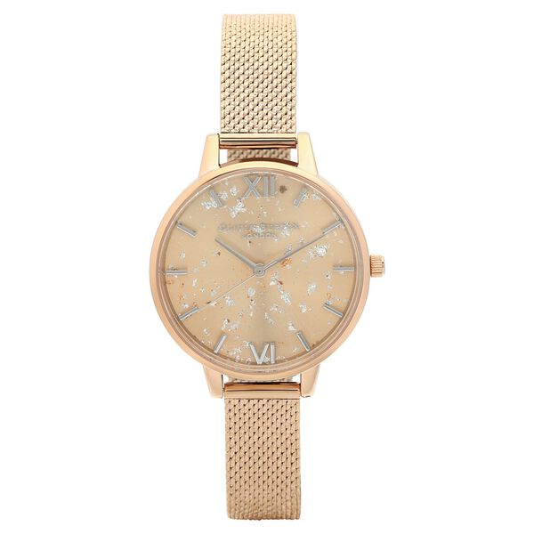 Olivia Burton Quartz Analog Rose Gold Dial Stainless Steel Strap Watch for Women - image number 1