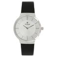 Titan Quartz Analog Black Dial Stainless Steel Strap Watch for Women