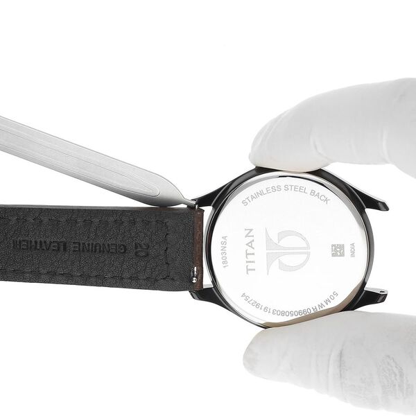 20 mm Brown Genuine Leather Straps for Men - image number 6