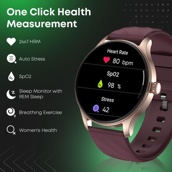 Fastrack Jupiter R1 With 3.50 cm, BT Calling, Fast Charge, IP68, Calculator, AI Voice Assistant, Fashion Smartwatch - image number 3