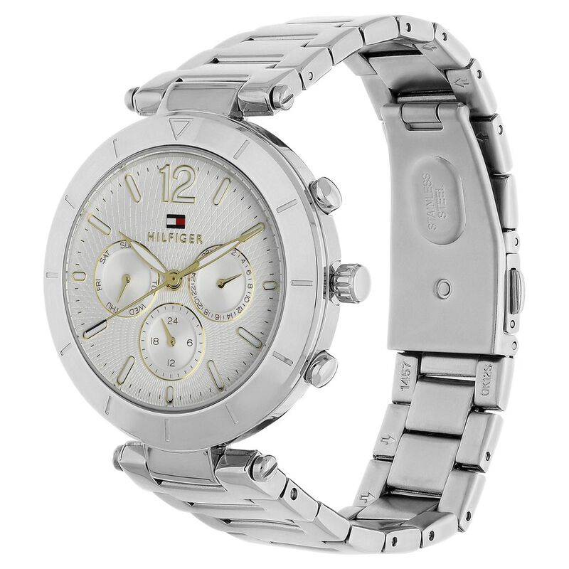Tommy Hilfiger Quartz Multifunction Silver Dial Stainless Steel Strap Watch for Women - image number 2