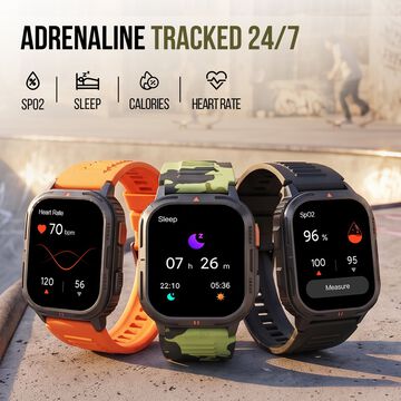 Fastrack Smart Xtreme S Smartwatch with 4.9 cm AMOLED Display BT Calling & Health Monitoring