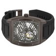 Kenneth Cole Automatic Grey Dial With Black Silicone Strap Watch For Men - image number 2