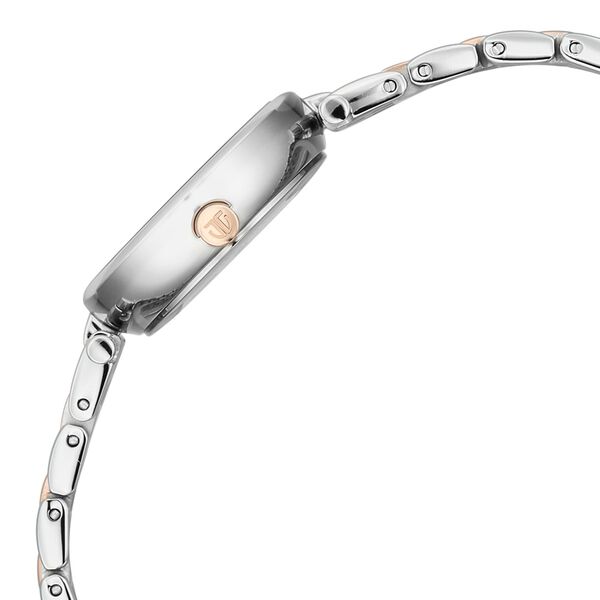 Titan Workday Edit Quartz Analog Pink Dial Two Toned Stainless Steel Strap Watch For Women - image number 4