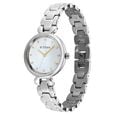Titan Workday Edit Quartz Analog Mother Of Pearl Dial Silver Stainless Steel Strap Watch For Women - image number 2