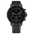 Tommy Hilfiger Multifunction Black Stainless Steel Strap for Men - image number 0