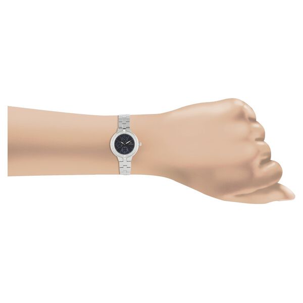 Titan Quartz Analog with Day and Date Blue Dial Stainless Steel Strap Watch for Women - image number 3