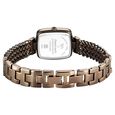 Fastrack Vyb Showstopper Quartz Analog Golden Dial Brown Metal Strap Watch For Girls - image number 5