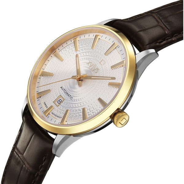 Xylys Swiss Automatic Silver Dial Silver Stainless Steel Strap Watch For Men - image number 3