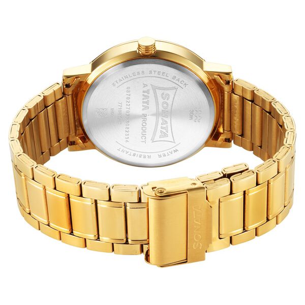 Sonata Utsav Blue Dial Watch for Men - image number 3