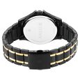 Titan Black and Gold Black Dial Quartz Multifunction Stainless Steel Strap watch for Men - image number 5