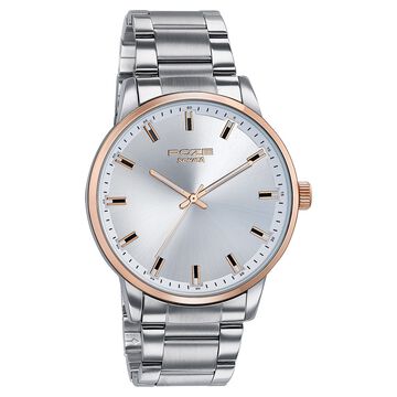 Sonata Poze Quartz Analog Silver Dial Stainless Steel Strap Watch For Men