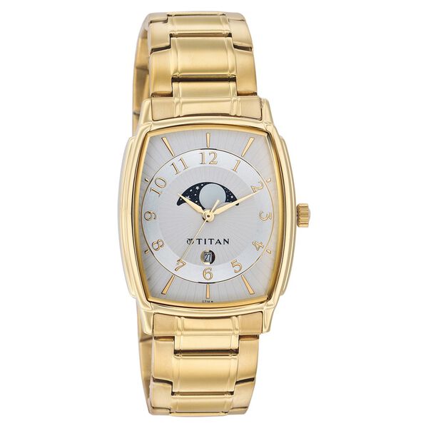 Titan Quartz Analog with Date Silver Dial Watch for Men - image number 0