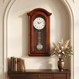 Titan Wooden Pendulum Wall Clock with Musical Chime & Volume Control, Model W0127WM01 | 59 cm x 30.5 cm x 9 cm - image number 0